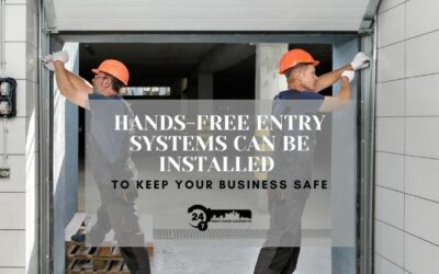 Hands-Free Entry Systems Can Be Installed to Keep Your Business Safe